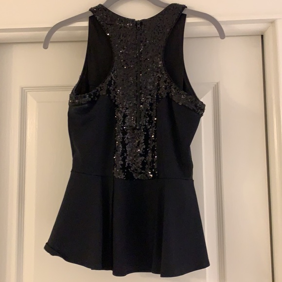 Bebe sequin racer back sleeveless top - Picture 2 of 3